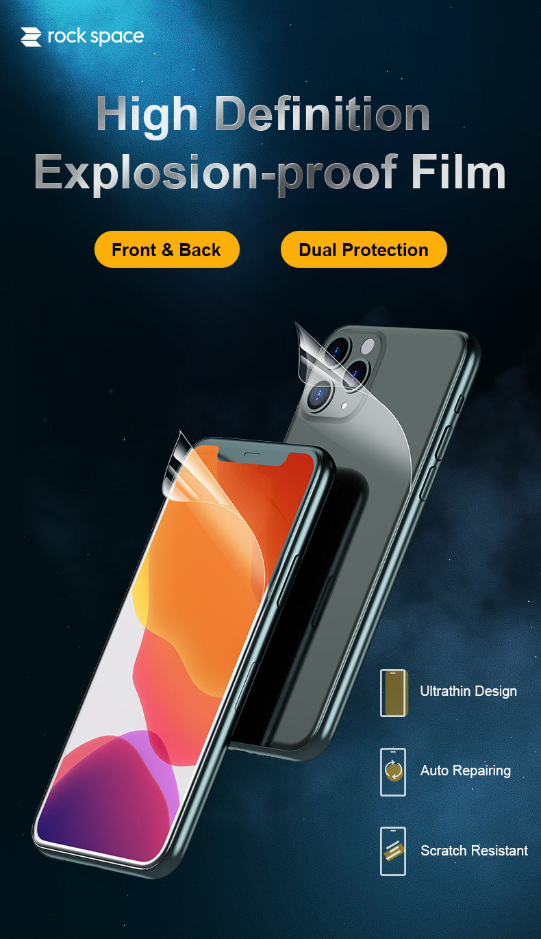 6941402737269 (Size: M) High Definition Flexible explosion-proof film(Half-cut) 195-01Y (1*20pcs)