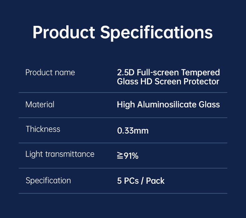 iP 16 Plus HD Tempered Glass Screen Protector