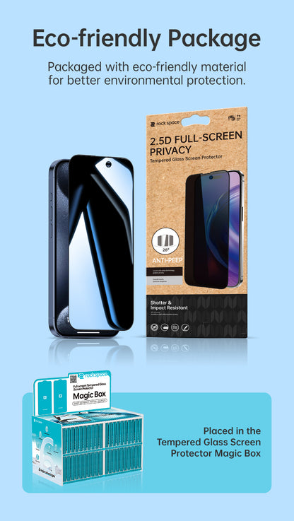 iP 15 Plus Privacy Tempered Glass Screen Protector