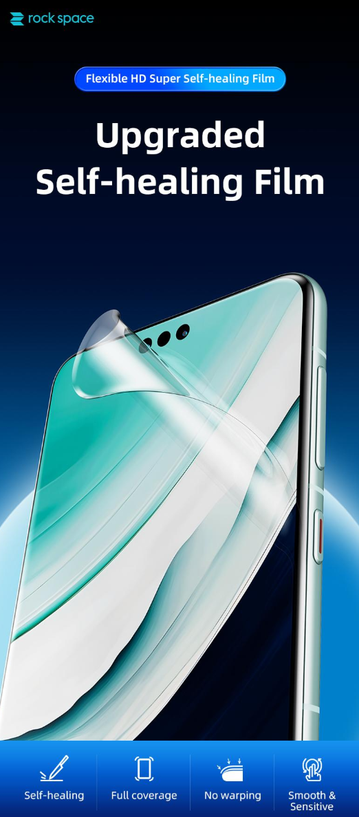 6941402777777 (Size: S) Flexible HD Super Self-healing Film English Version (half-cut) 180CNMX-01J (1*20pcs) (Plotter)